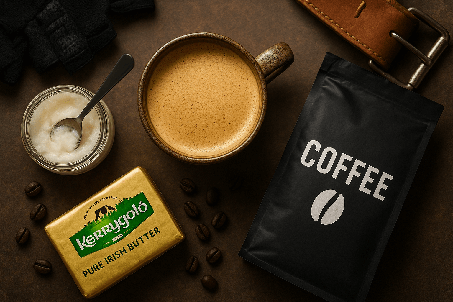 Como fazer café pré-treino com óleo de coco: receita do Bulletproof Coffee com manteiga para energia e foco nos treinos.